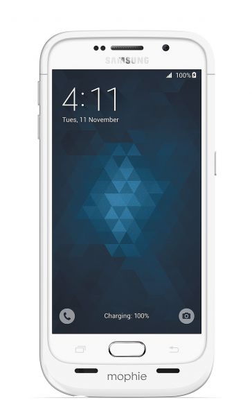 Чехол-аккумулятор Mophie Juice Pack for Samsung Galaxy S6 - White