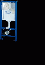 Система инсталляции Grohe Rapid SL 38884000 4 в 1 + кнопка смыва Skate Air