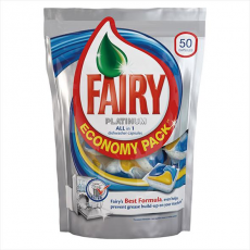 Таблетки для посудомоечных машин Fairy Platinum All in 1, 50 шт, (80232615)