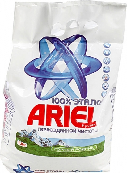 Стиральный порошок Ariel Ручная стирка Горный родник 1.8кг