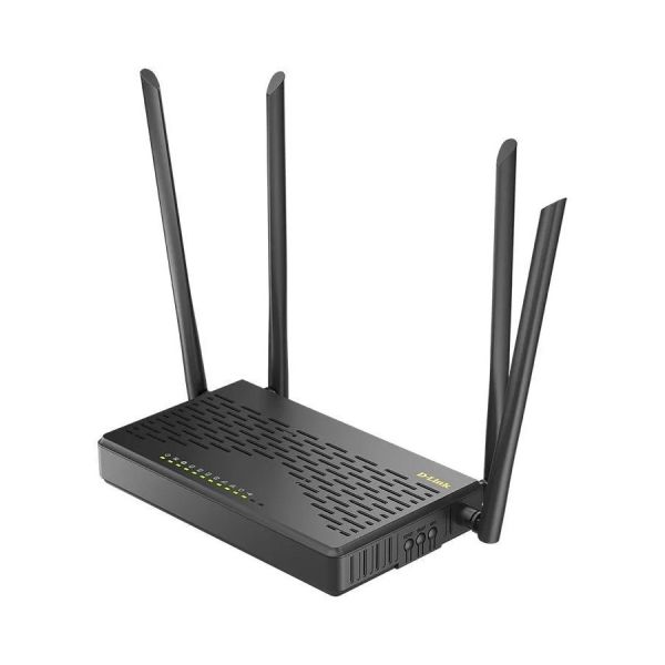 Wi-Fi роутер D-link DIR-825/GFRU/R3A AC1200 черный