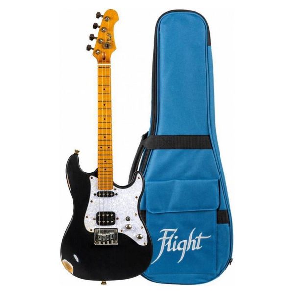 Электроукулеле FLIGHT Pathfinder Tenor BK Relic DNT-68832 тенор